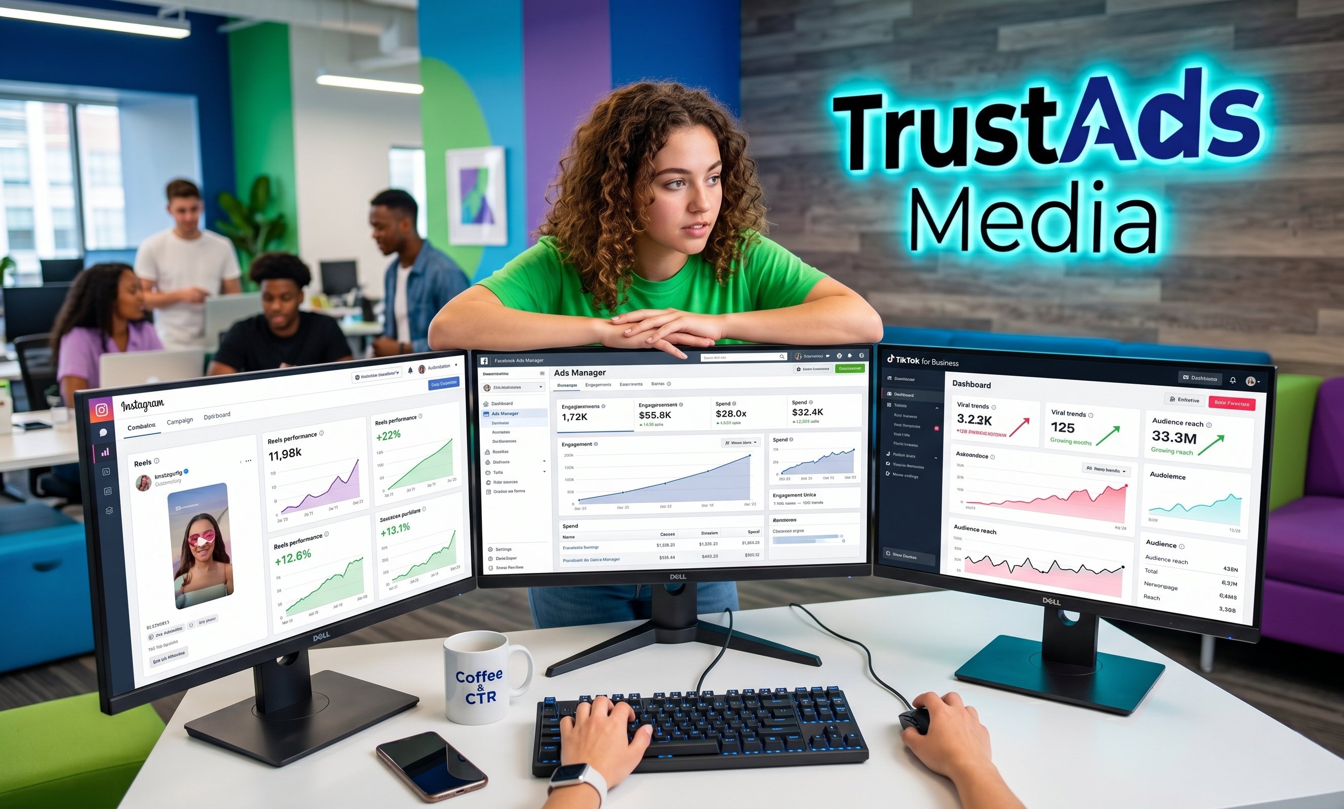 Social media advertising campaign management across platforms