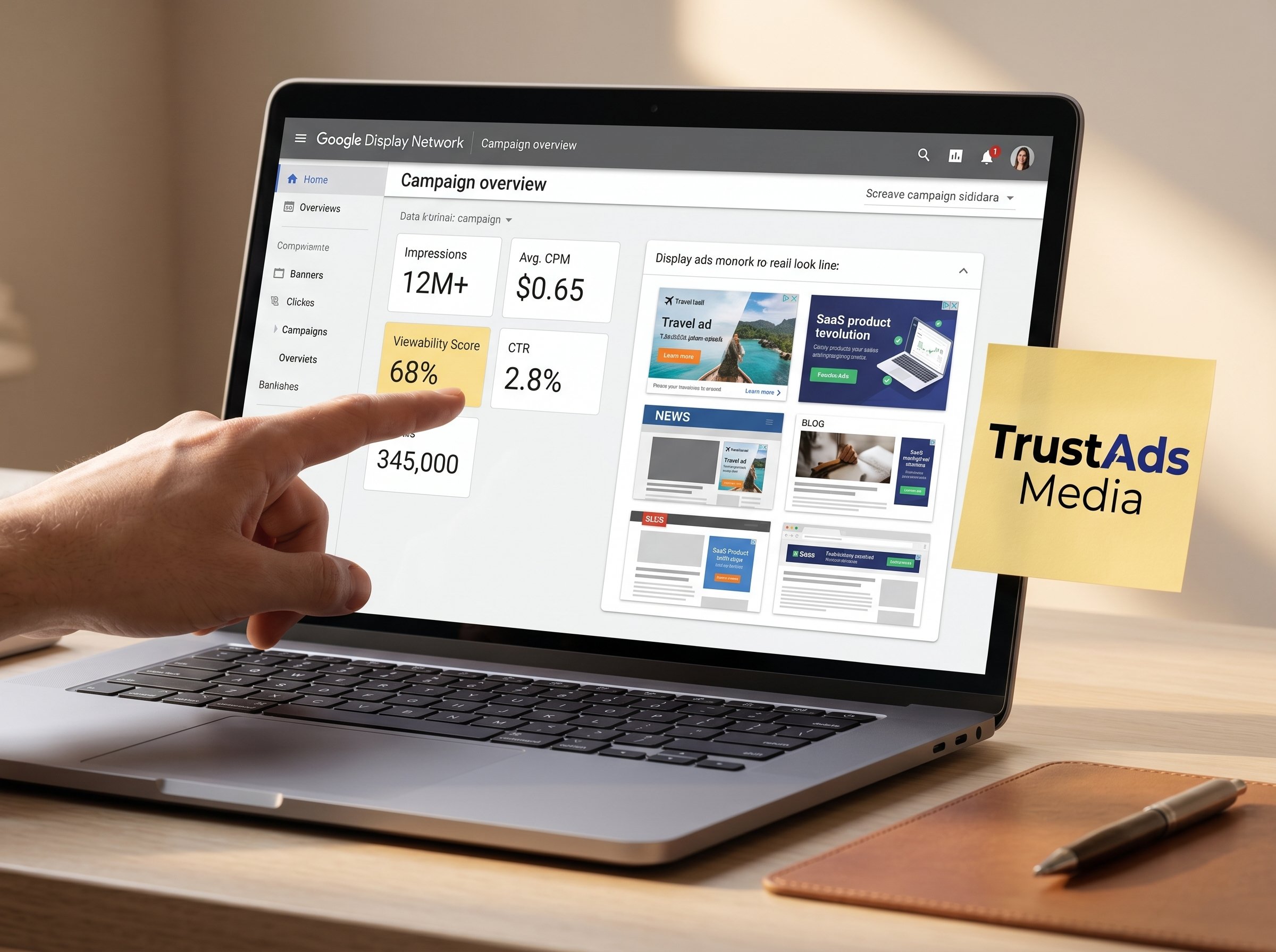 Display advertising creative strategy and banner ad design