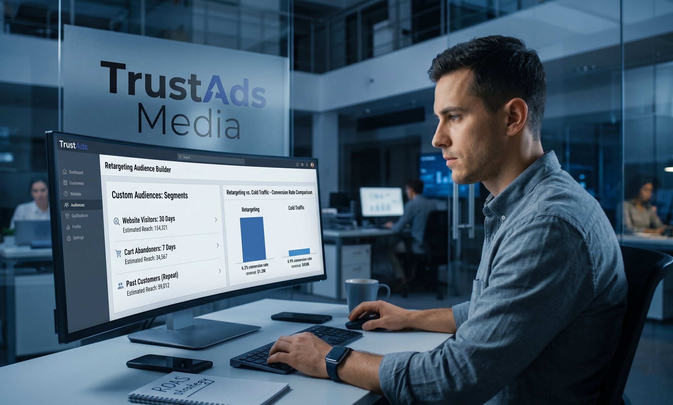 Retargeting ad campaign strategy and conversion optimization